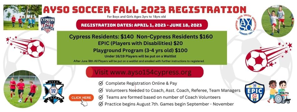 Fall 2023 Registration Opens 4/1