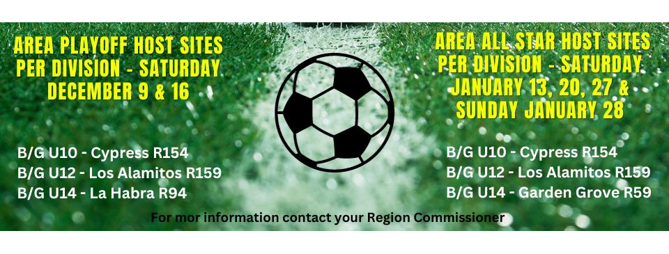Area Playoffs/All Star Game Locations