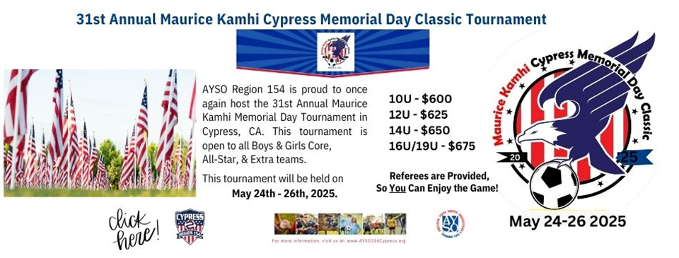 Cypress Memorial Day Tournament