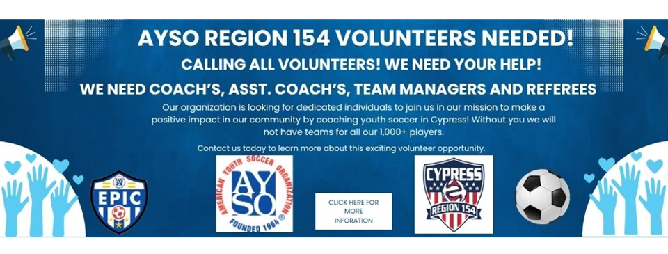 Volunteers Needed for Fall 2025 Season