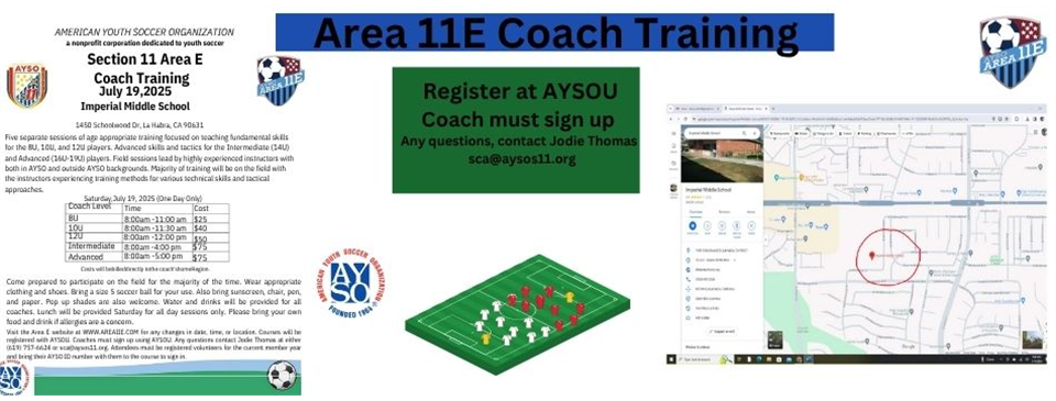 Area 11E Coach Camp 7.19.25