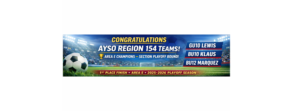 Big Wins for Region 154! Area E Champs Advance