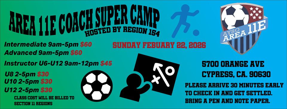 Cypress 154 Coaches Supercamp just announced!
